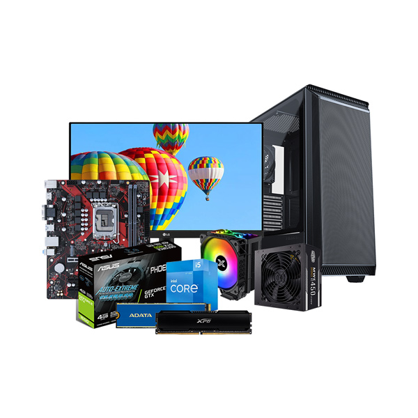 image of Intel Core i5-12400 12th Gen GTX 1650 GDDR5 4GB 8GB RAM 256GB M.2 SSD Gaming PC with Spec and Price in BDT