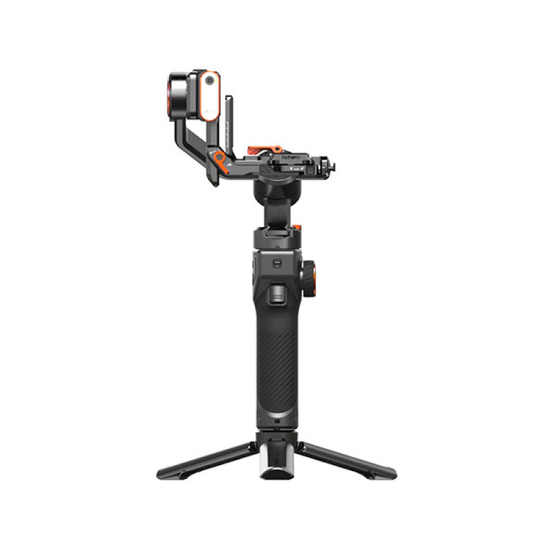 hohem iSteady MT2 Kit camerastabilisator, gimbal met AI-tracker/magnetisch helder licht, all-in-one stabilisator voor spiegelloze camera, smartphone compact/actiecamera, native verticale opnames