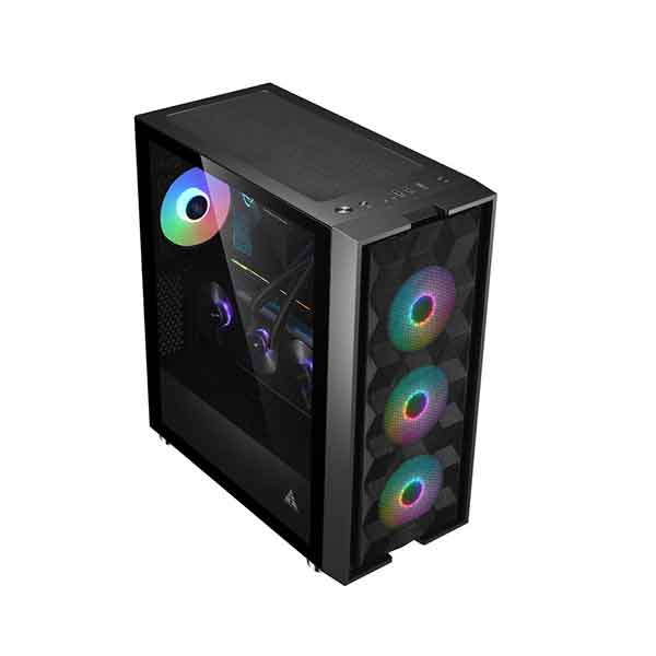 image of Golden Field 8701B ATX Gaming Case with Spec and Price in BDT