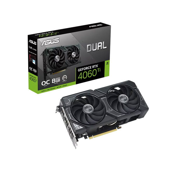 image of ASUS Dual GeForce RTX 4060 Ti OC Edition 8GB GDDR6 Graphics Card with Spec and Price in BDT