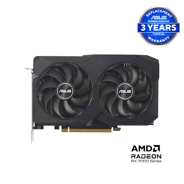 image of ASUS Dual Radeon RX 7600 OC Edition 8GB GDDR6 Graphics Card with Spec and Price in BDT