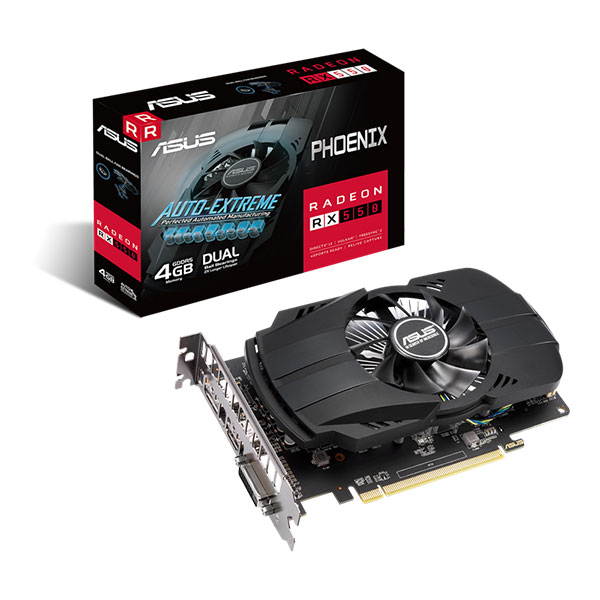 image of ASUS PH-RX550-4G-EVO  4GB GDDR5 Graphics Card with Spec and Price in BDT