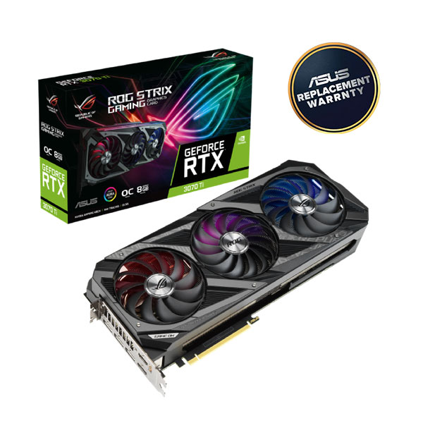 image of ASUS ROG Strix GeForce RTX 3070 Ti OC Edition 8GB GDDR6X Graphics Card with Spec and Price in BDT