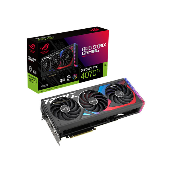 image of ASUS ROG Strix GeForce RTX 4070 Ti 12GB GDDR6X Graphics Card with Spec and Price in BDT