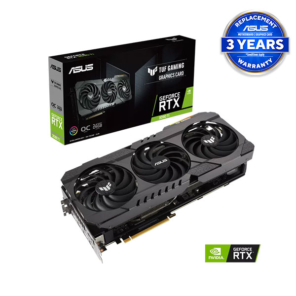 image of ASUS TUF Gaming GeForce RTX 3090 Ti OC Edition 24GB GDDR6X Graphics Card with Spec and Price in BDT