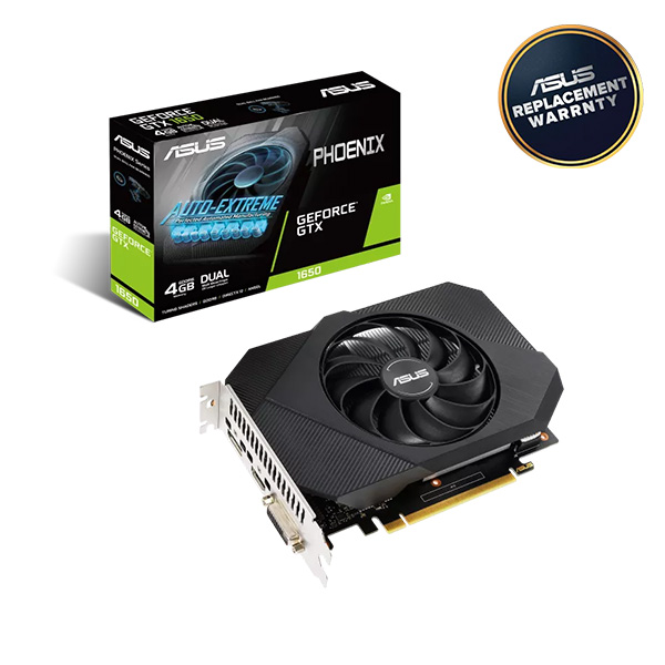 image of ASUS Phoenix GeForce GTX 1650 4GB GDDR6 Graphics Card with Spec and Price in BDT