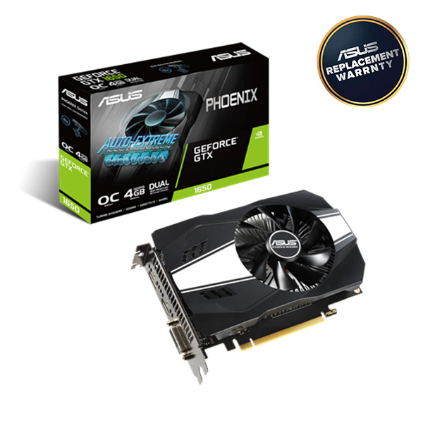 image of ASUS Phoenix GeForce GTX 1650 V2 OC Edition 4GB GDDR5 Graphics Card with Spec and Price in BDT
