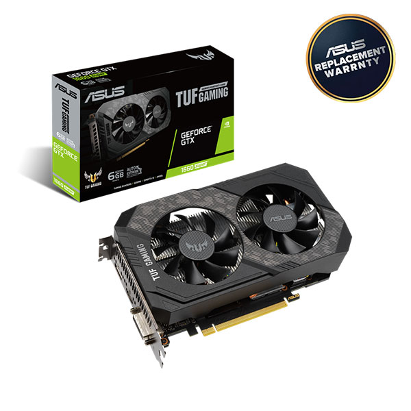 image of ASUS TUF Gaming GeForce GTX 1660 SUPER 6GB GDDR6 Graphics Card with Spec and Price in BDT