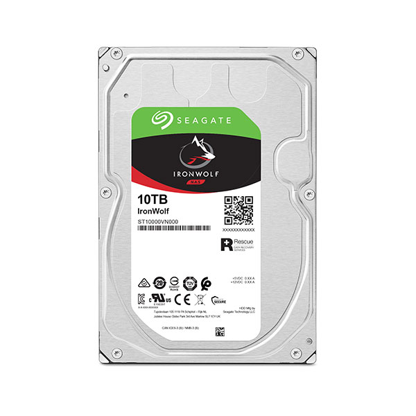 image of Seagate IronWolf 10 TB 3.5 Inch SATA 7200RPM NAS Hard Drive-ST10000VN000 with Spec and Price in BDT