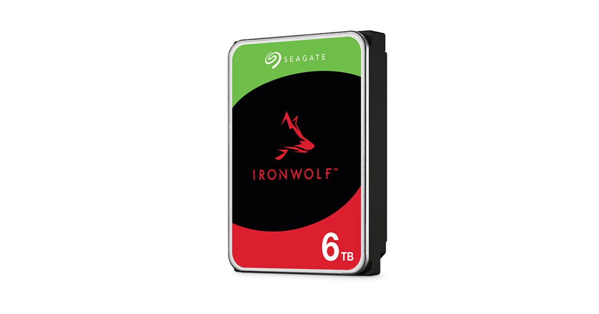 Seagate IronWolf 6TB 3.5 Inch SATA 5400RPM NAS HDD