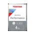 TOSHIBA 4TB 7200 RPM X300 Performance SATA Hard Disk Drive-HDWR440AZSTA
