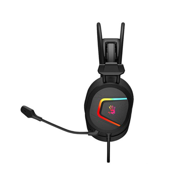image of A4Tech Bloody MC750 ANC RGB HiFi USB Gaming Headphone - Black with Spec and Price in BDT