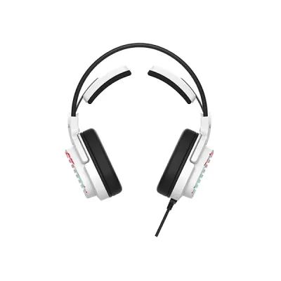A4tech Bloody G565 RGB Backlight USB Gaming Headphone - White image of A4tech Bloody G565 RGB Backlight USB Gaming Headphone - White with Spec and Price in BDT