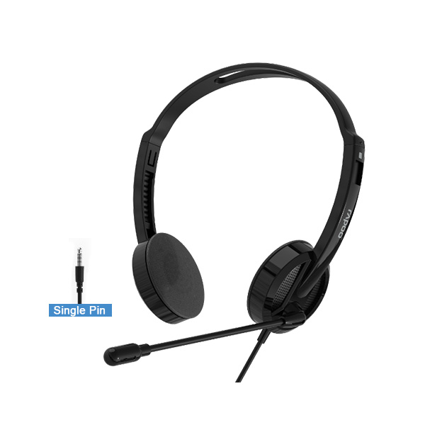 image of Rapoo H101 Wired Stereo Headphone with Spec and Price in BDT