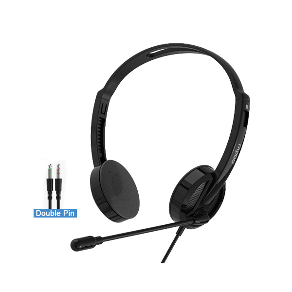 image of Rapoo H102 Wired Stereo Headphone with Spec and Price in BDT