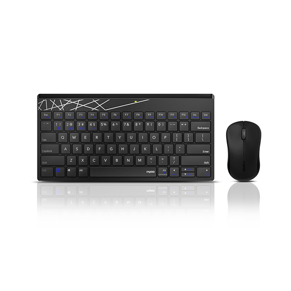 image of Rapoo 8000M Multi-mode Keyboard & Mouse Combo with Spec and Price in BDT