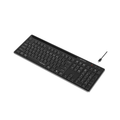 A4tech Fstyler FBX72C Dual-Mode (Bluetooth & 2.4G Wireless) Scissor Switch Wireless Keyboard - Black (Only English Layout) image of A4tech Fstyler FBX72C Dual-Mode (Bluetooth & 2.4G Wireless) Scissor Switch Wireless Keyboard - Black (Only English Layout) with Spec and Price in BDT