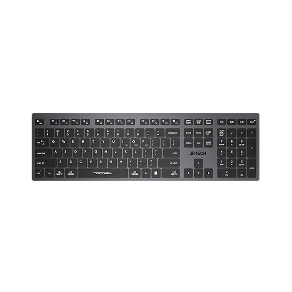 image of A4tech Fstyler FBX50C 2.4G Bluetooth Rechargeable Type-C Multi-mode Wireless Keyboard  with Spec and Price in BDT