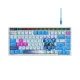A4Tech Bloody AT75 Nyx Mirage RGB USB Mechanical Gaming Keyboard with Voice-Activated LED Lighting Bar A4Tech Bloody AT75 Nyx Mirage RGB USB Mechanical Gaming Keyboard with Voice-Activated LED Lighting Bar