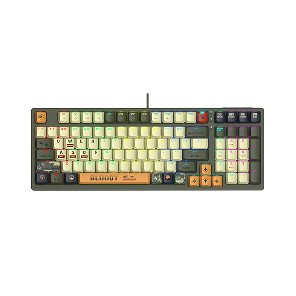 A4tech Bloody S98 Aviator BLMS Red Switch RGB Mechanical Gaming Keyboard