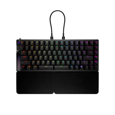 ASUS ROG Falcata (M703) Hot-swappable ROG HFX V2 Magnetic Switch 75% Split Mechanical Gaming Keyboard image of ASUS ROG Falcata (M703) Hot-swappable ROG HFX V2 Magnetic Switch 75% Split Mechanical Gaming Keyboard with Spec and Price in BDT