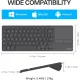 Rapoo E900T Portable Wireless Keyboard with Touchpad - Black Rapoo E900T Portable Wireless Keyboard with Touchpad - Black