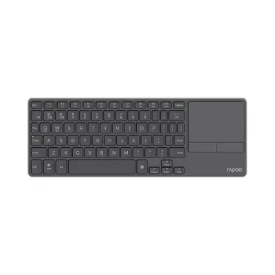 Rapoo E900T Portable Wireless Keyboard with Touchpad - Black image of Rapoo E900T Portable Wireless Keyboard with Touchpad - Black with Spec and Price in BDT