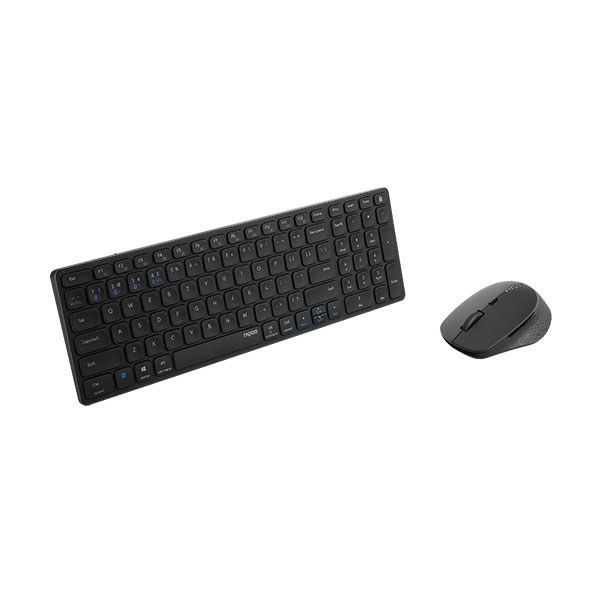 image of RAPOO 9350M Multi-mode wireless Optical Mouse & Keyboard Combo with Spec and Price in BDT