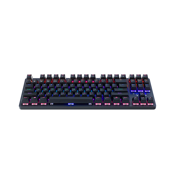 image of RAPOO V500PRO MT Multimode (87 Key) Backlit Blue Switch Mechanical Gaming Keyboard with Spec and Price in BDT