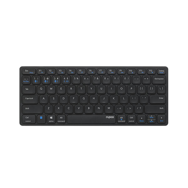 image of Rapoo E9050G Dark Grey Multi-mode Ultra-slim Keyboard with Spec and Price in BDT