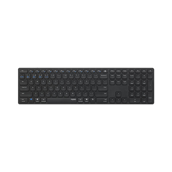 image of Rapoo E9550G Multi-mode Wireless Blade Dark Grey Keyboard with Spec and Price in BDT