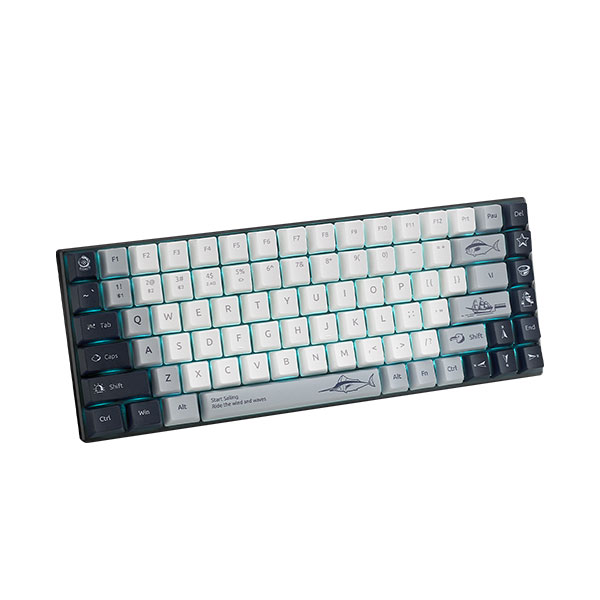 image of Rapoo MT510PRO Multi-mode Backlit Mechanical Silver Switch Keyboard with Spec and Price in BDT