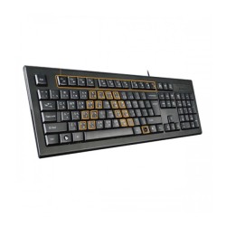 product image of A4tech KRS-85 FN-Hotkeys Wired Multimedia Keyboard With Bangla Layout with Specification and Price in BDT
