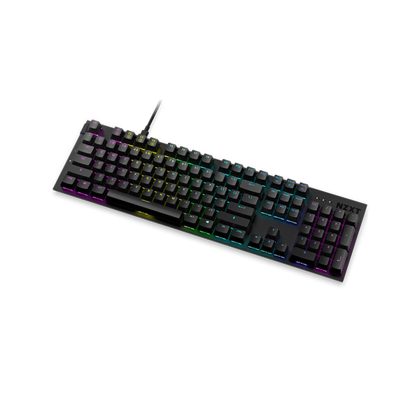 image of NZXT Function (KB-1FSUS-BR) Red Switch Mechanical Keyboard - Black with Spec and Price in BDT