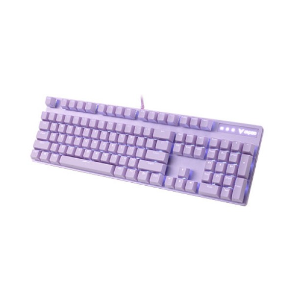 RAPOO V500PRO Purple Backlit Mechanical Blue Switch Gaming Keyboard