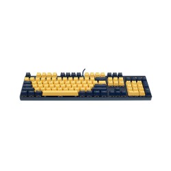 product image of Rapoo V500PRO Yellow-Blue Backlit Gaming Mechanical Keyboard with Specification and Price in BDT
