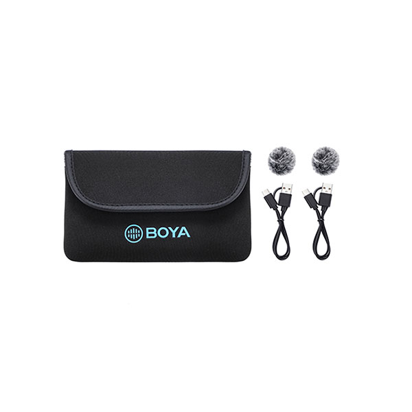 image of Boya BY-M1V4 2.4GHz Dual-Channel Wireless Microphone System with Spec and Price in BDT
