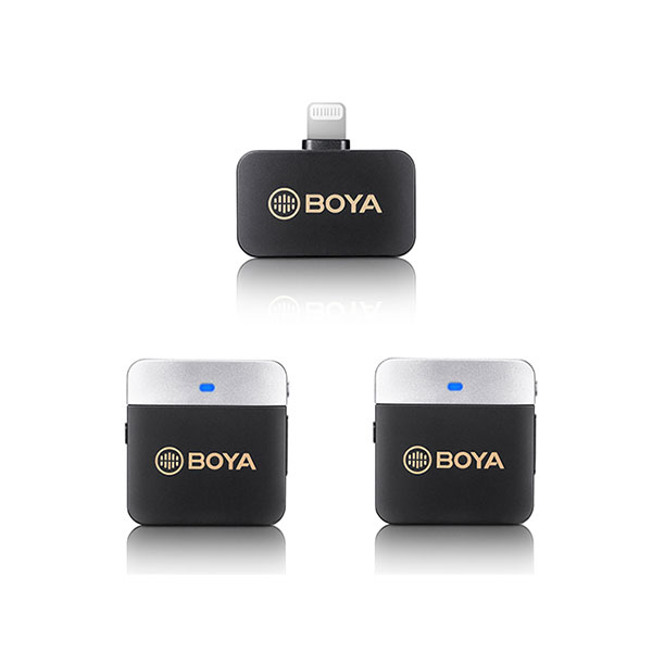 image of Boya BY-M1V6  2.4GHz Dual-Channel Wireless Microphone System with Spec and Price in BDT