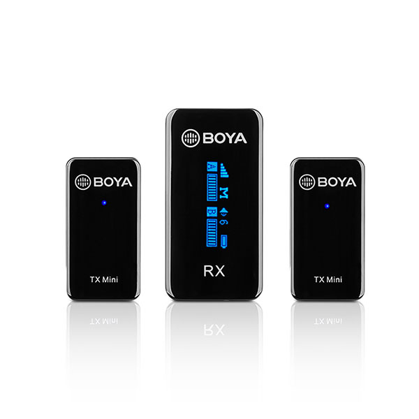 image of Boya BY-XM6-S2 Mini Ultracompact 2.4GHz Dual-Channel Wireless Microphone System with Spec and Price in BDT