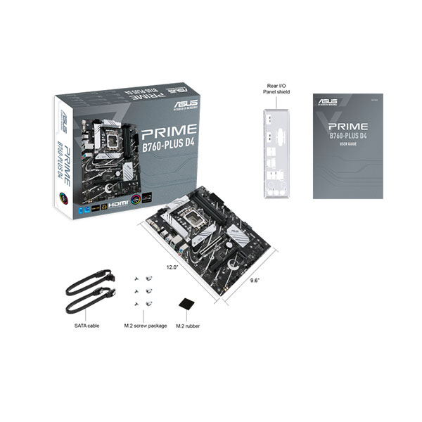 image of ASUS PRIME B760-PLUS D4  Intel 13th Gen ATX Motherboard  with Spec and Price in BDT