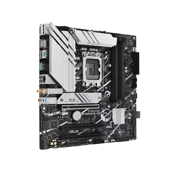 image of ASUS PRIME B760M-A WIFI D4 Intel 13th Gen mATX Motherboard with Spec and Price in BDT