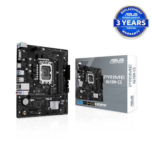 image of ASUS PRIME H610M-CS LGA1700 micro-ATX Motherboard with Spec and Price in BDT