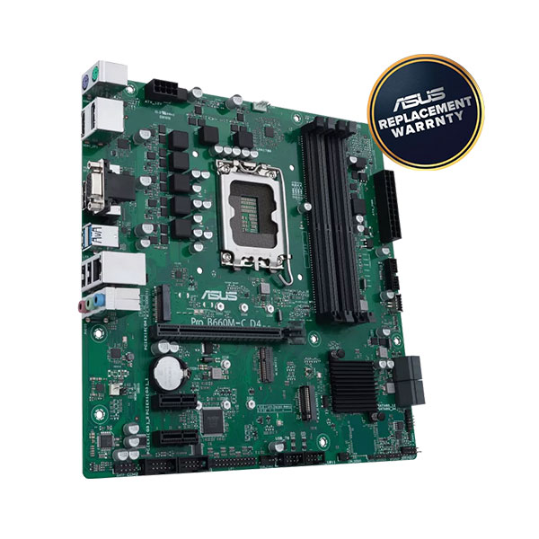 image of ASUS PRO B660M-C D4-CSM Micro-ATX B660 Business Motherboard with Spec and Price in BDT
