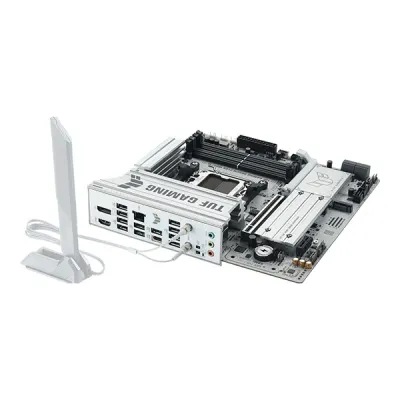 image of ASUS TUF GAMING B850M-PLUS WIFI7 W AMD Ryzen AM5 mATX Gaming Motherboard with Spec and Price in BDT