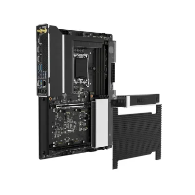 NZXT N9 Z890 Intel LGA1851 Wi-Fi 7 ATX Gaming Motherboard - Black image of NZXT N9 Z890 Intel LGA1851 Wi-Fi 7 ATX Gaming Motherboard - Black with Spec and Price in BDT