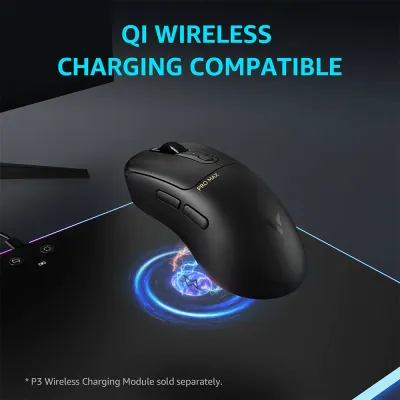 Rapoo VT3PRO MAX Wired/Wireless Lightweight Optical Gaming Mouse - Black image of Rapoo VT3PRO MAX Wired/Wireless Lightweight Optical Gaming Mouse - Black with Spec and Price in BDT