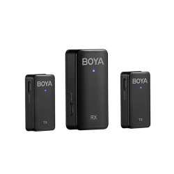 product image of Boya BY-WMic5-M2 Ultracompact 2.4GHz Dual-Channel Wireless Microphone System with Specification and Price in BDT