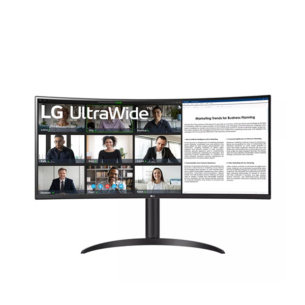 image of LG 34WR55QC-B 34-inch WQHD 100Hz UltraWide Curved Monitor with Spec and Price in BDT
