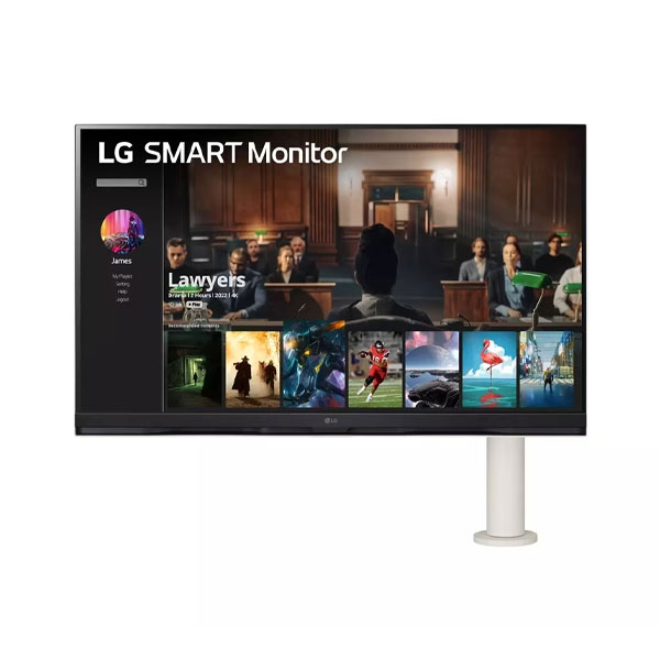 image of LG 32SQ780S-W 32 Inch 4K UHD Smart Monitor with webOS and Ergo Stand with Spec and Price in BDT