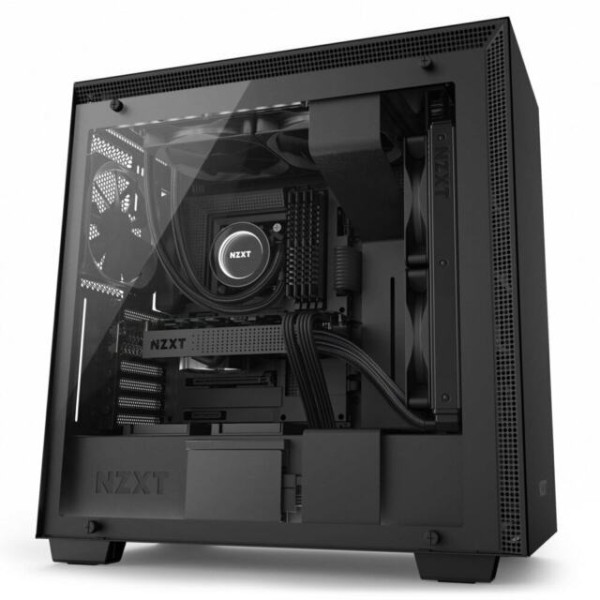 image of NZXT CA-H710I-B1 H710i Mid Tower Black Casing with Smart Device 2 with Spec and Price in BDT